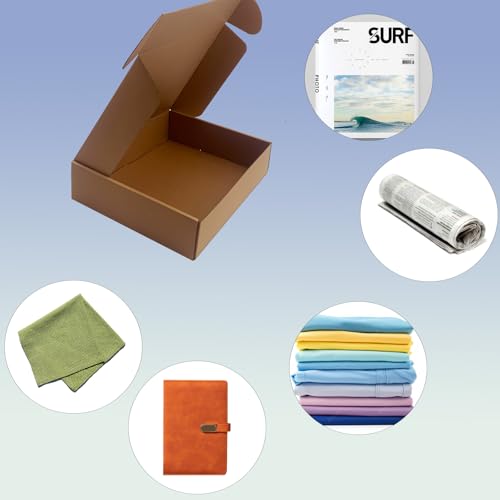 12x10x3 inch Shipping Boxes Pack of 20, Brown Corrugated Cardboard Mailers - size: 12x10x3 -20 Pack