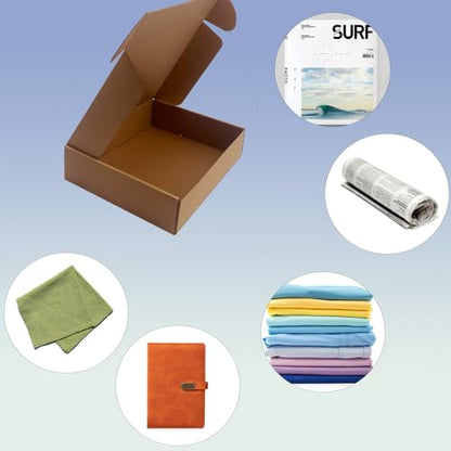 12x10x3 inch Shipping Boxes Pack of 20, Brown Corrugated Cardboard Mailers - size: 12x10x3 -20 Pack