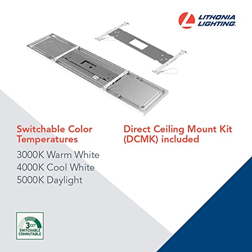 Lithonia Lighting 2x2 LED Flat Panel Light, 3300 Lumens, 3500K/4000K/5000K - size: 2 feet x 2 feet, style: 3300 Lumens