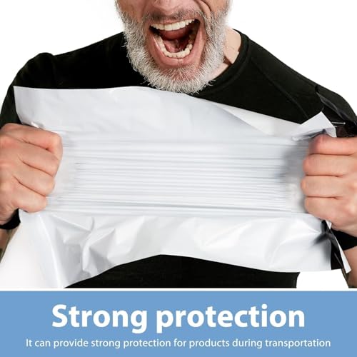 Metronic Poly Mailers 12X15.5 1500PC Shipping Bags Bulk for Small Business - color: White, size: 12x15.5" 1500PC