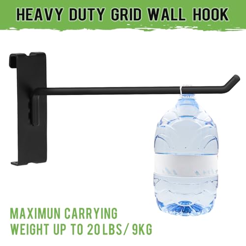 60 Pcs Gridwall Hooks, 8 Inch Grid Wall Hook Display for Gridwall Panels - size: 8 Inch