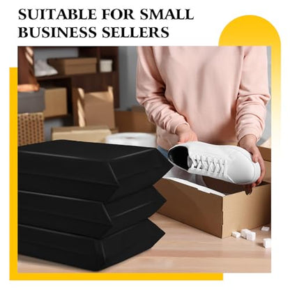 Metronic 25Pcs Poly Mailers 17.7x22 Inch Large Shipping Bags for Clothes - color: Black, size: 17.7x22 25PC