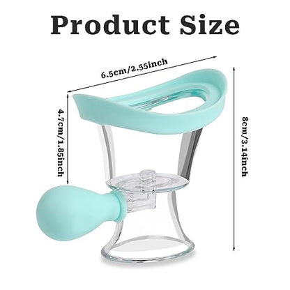 Eye Wash Kit,Silicon Eye Wash Cup Eye Cleaner Supplies Manual Air Pressure Eye Cleaning Cup Tool Eye Wash Bottle Portable Eye Care Device for Soothing Tired Eyes Clean Eye Dust Makeup Irritants (Blue)