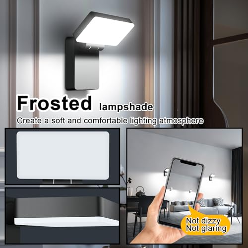 40W Modern Outdoor Wall Light, 360° Rotatable Neighbor-Friendly - size: 40W-5000K-1Pack