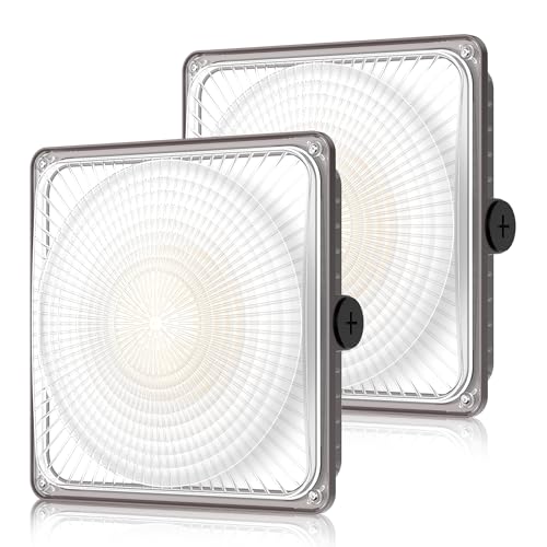 100W LED Canopy Lights - 3000/4000/5000K Selectable IP65 2Pack - size: 100W-2PACKS