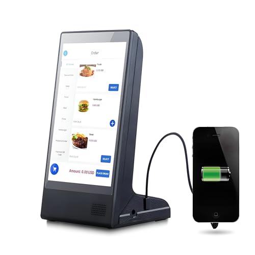 WeADS Digital Display Board for Tabletop,Android 11 Digital Signage Display with Wi-Fi & 23200mAh Extended Battery Life for Restaurants, Bars, and Retail - color: Android 11