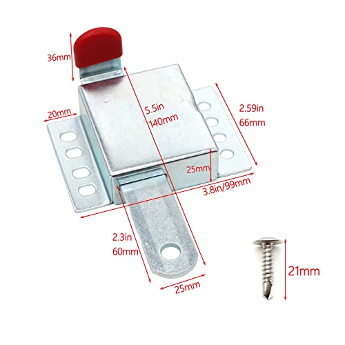 1 Pack Heavy Duty Inside Deadlock, Garage Door Slide Lock for Garage Doors