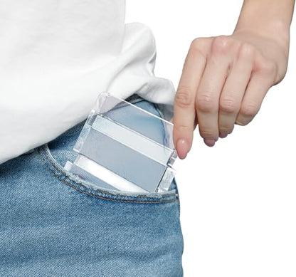 Transparent Acrylic Tablet Stand, Portable Phone Holder for Desk Use - color: Transparent
