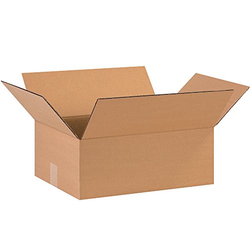 BOX USA Medium E-Commerce Boxes, 16x12x6" 25-Pk for Shipping & Packing - size: 16x12x6" (25-Pack)