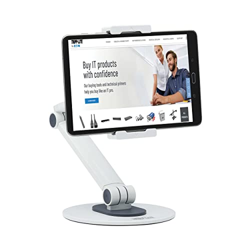 TRIPP LITE Full-Motion Flexible Long-Arm Desktop Mount Smartphones and Tablets - Mounts Apple iPhone, iPad, Android, Samsung & More - Supports 4.7” to 12.9” Device Mount, 5-Year Warranty (DMTBD413) - style: Full-Motion Long-Arm