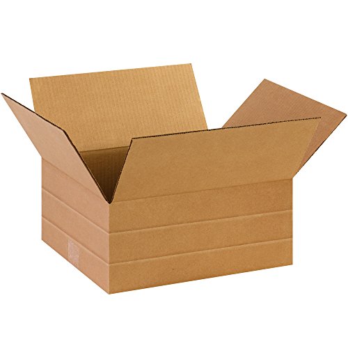 Tape Logic Shipping Boxes Multi-Depth 14"L x 12"W x 6"H, 25-Pack | Corrugated Cardboard Box for Packing, Moving and Storage - size: 14 x 12 x 6"