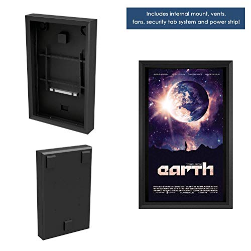 The TV Shield PRO Portrait 42-50" Outdoor TV Enclosure Anti-Glare - size: 42-50"