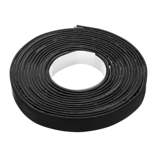Smoke Fire Seal Strip 9.8Ft 15mm/0.59" Wx 2mm/0.08" T Black - color: Black, size: 9.8FT x 15mm / 0.59" W x 2mm / 0.08" T