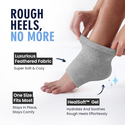 Dr. Frederick's Original Fuzzy Heel Socks (Mellow Moon) - color: Mellow Moon