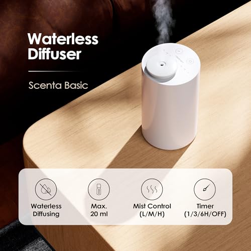 Airversa AN6 Waterless Essential Oil Diffuser Starter Kit, White - color: Bright White2