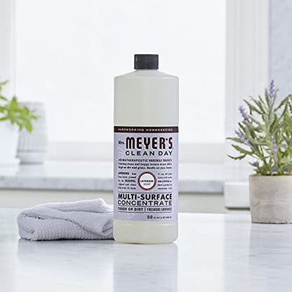 MRS. MEYER'S CLEAN DAY Multi-Surface Cleaner Concentrate, Use to Clean Floors, Tile, Counters, Lavender, 32 fl. oz (Pack of 2) - size: 32 Fl Oz (Pack of 2)