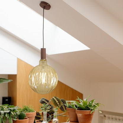 4W Filament 2700K Warm Lights,Non-Dimmable E26 Lamp Base,1-Pack - color: Golden Melon Warm White(non-dimmable)