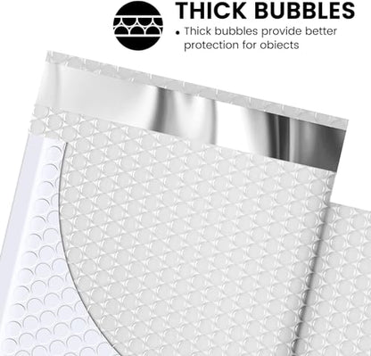 Fuxury White Bubble Mailers 6x10 Inch Padded Envelopes 500 Pack Bulk - color: White, size: 6x10" 500PC