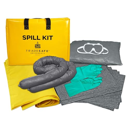 TRADESAFE Universal Spill Kit OSHA Approved, Portable Spill Kit Bag - style: Spill Kit Bag