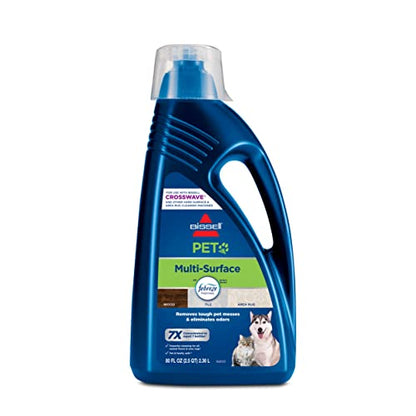 Bissell Multi-Surface Pet Solution with Febreze, CrossWave, 80 oz, 2295L - size: 80 Fl Oz (Pack of 1)