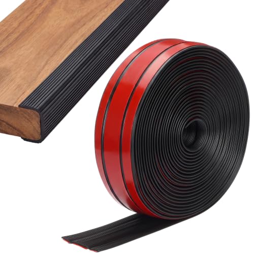 3/16 Inch Rubber Edge Trim 20ft Self-Adhesive U Channel Edge Strip - size: 20ft，3/16 Inch