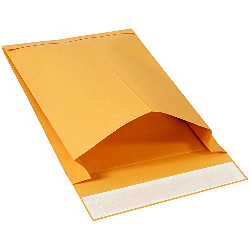 Ship Now Supply SNEN1073 Expandable Self-Seal Envelopes, 9 1/2" x 13" x 2", 9.5" Width, 2" Height, 13" Length, Kraft (Pack of 250)