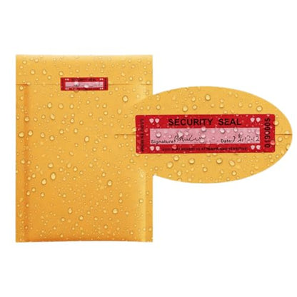 100pcs Tamper Proof Stickers Seals Labels (Matte Red, 1" X 3.54") - color: Matte Red 1, size: 1" X 3.54"