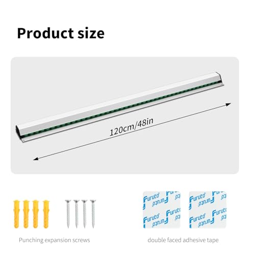 CjgyzTicket Holder for Restaurant, 36/48/60 inches, Restaurant Order Holder，and Easy to use, Suitable for Commercial Kitchens, cafes, Fast-Food(48 Inch, 2 Pcs) (48 Inch) - size: 48 inches