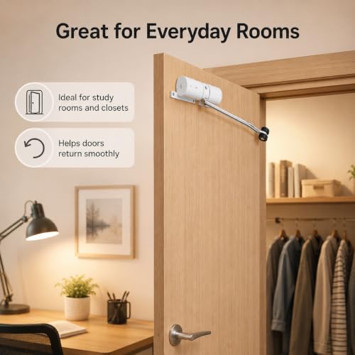 Automatic Door Closer, 30 kg Zinc Alloy Safety Spring Door Closer
