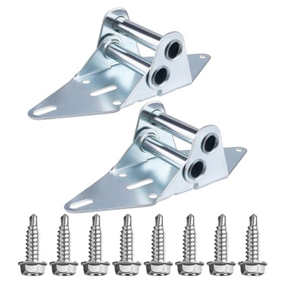 Garage Door Hinges #4 with Mounting Bolts, Heavy Duty 14 Door Hinges - size: 4
