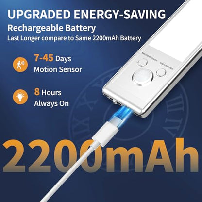 Soul Link 6-Pack 12" 88-LED Motion Sensor Under Cabinet Lights, Wireless - size: 12inch - 6pack