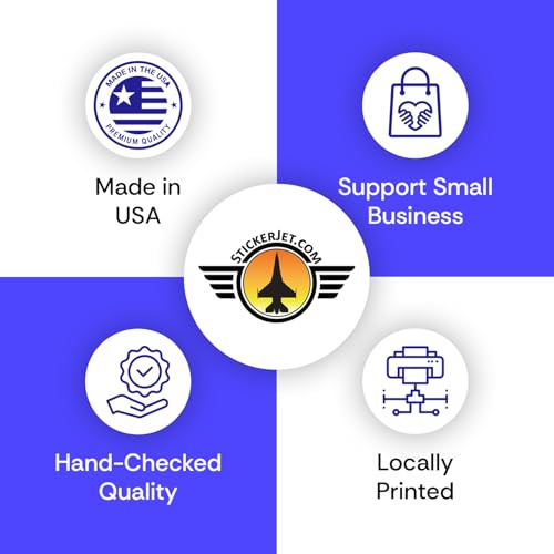 StickerJet Fragile Stickers Sheet – (20pcs, 2x2) High-Visibility Handle with Care Labels, Strong Adhesive Vinyl Decals for Shipping, Packaging, and Protection – Made in USA - size: 2x2 Inch, style: 20 Stickers - Sheet