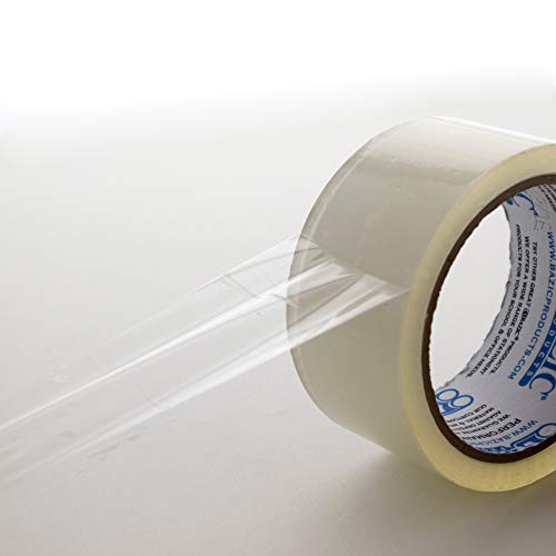 BAZIC PRODUCTS Heavy Duty Clear Packaging Tape, 1.88 in x 54.6 yd, 2-Pack - size: 2-Pack