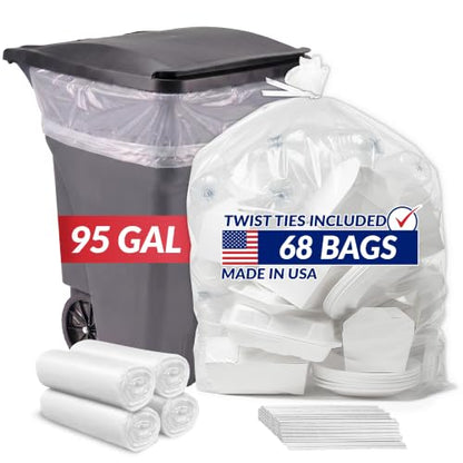 Reli. 95 Gallon Trash Bags Heavy Duty