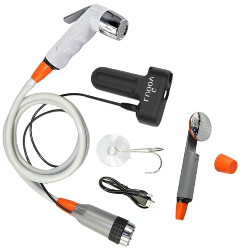 Electric Portable Bidet Handheld Battery,Bidet Handheld Water Sprayer Portable Rechargeable Battery Powered (Bidet+Shower) - color: Bidet+shower