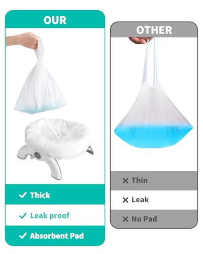 [60 Count] Newnice Disposable Potty Liners for OXO Tot 2-in-1 Go Potty - size: 2 Packs