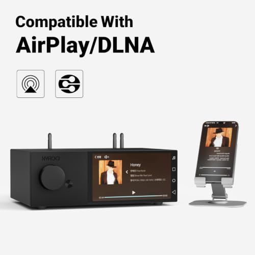 DM100 Music Streamer Android 14 System 5.5" LCD Touchscreen, 8+64GB