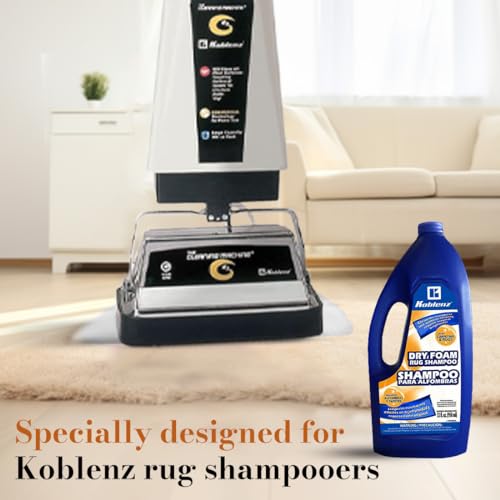 Koblenz 20-0529-6 Dry Foam Rug Shampoo, White, 32-Ounce