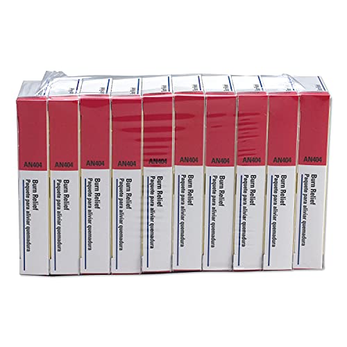 First Aid Only FAO AN404 AN-404 Burn Treatment Pack Refills for ANSI-Compliant Kits/Cabinets (Pack of 60)
