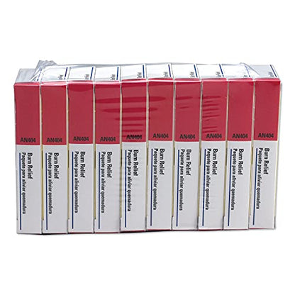 First Aid Only FAO AN404 AN-404 Burn Treatment Pack Refills for ANSI-Compliant Kits/Cabinets (Pack of 60)