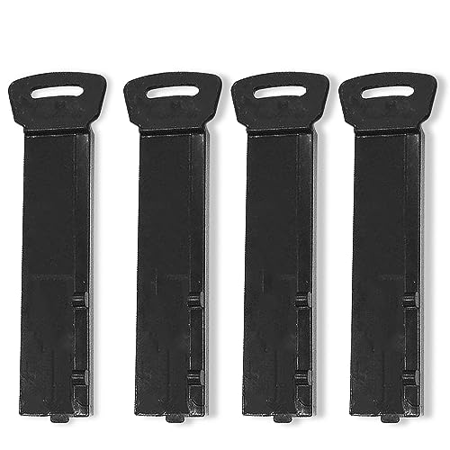 4 Pack Hook Security Magnetic Tool Key for Wall, 4 Black - color: 4 Pack Black