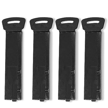 4 Pack Hook Security Magnetic Tool Key for Wall, 4 Black - color: 4 Pack Black