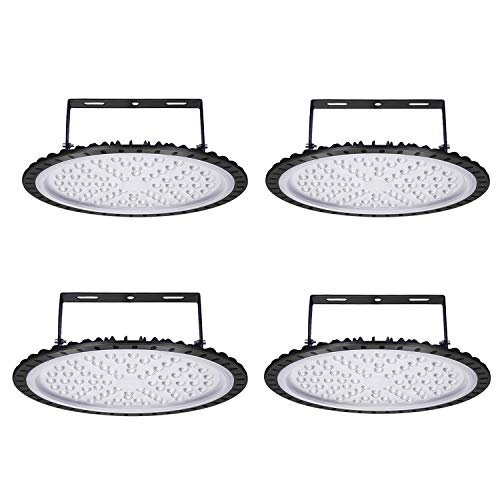 300W LED High Bay Light lamp Factory Warehouse Industrial Lighting 24000 Lumen 6000-6500K IP65 Warehouse LED Lights- Commercial Bay Lighting for Garage Factory Workshop Gym (300W 4) - size: 300W 4pcs