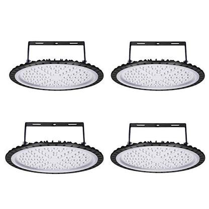 300W LED High Bay Light lamp Factory Warehouse Industrial Lighting 24000 Lumen 6000-6500K IP65 Warehouse LED Lights- Commercial Bay Lighting for Garage Factory Workshop Gym (300W 4) - size: 300W 4pcs