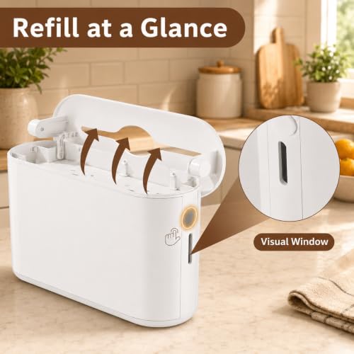 Countertop Multifold Paper Towel Dispenser, White - color: 5857white