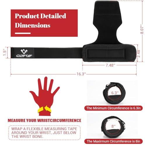 Weight Lifting Wrist Strap, Double-Layer Leather for Deadlift Powerlifting - color: Midnight Black