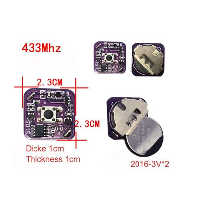 12V 24V 1 Channel 5V Wireless Remote Control Relay Switch Access Control Remote Control Magnetic Lock Electric Plug Lock Electric Control Door Receiver (Momentary Mode)