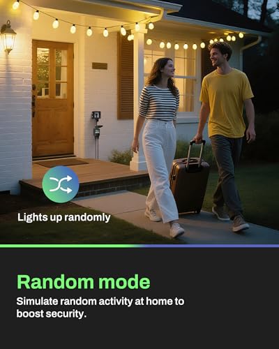 BN-LINK Outdoor 7-Day Programmable Timer Outlet, 2 Outlets - size: With-Lid