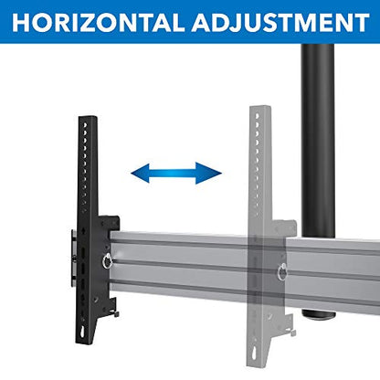 Mount-It! Ceiling Mount for 3-Screen Digital Menu Boards - size: 42.5" Height, style: Triple