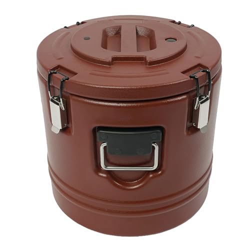DYNAMI 26Qt/6.5Gal Insulated Food Container,Hot Soup Transport Container - color: Brown, size: 6.5 Gal